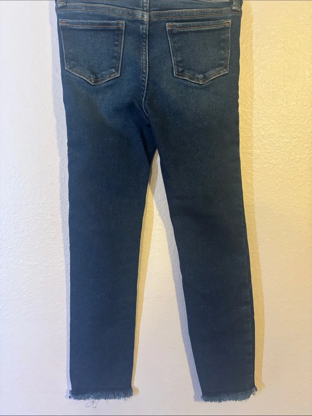 Old Navy Toddler Girls Rockstar Jeggings 5T Distressed Dark Wash Skinny Jeans
